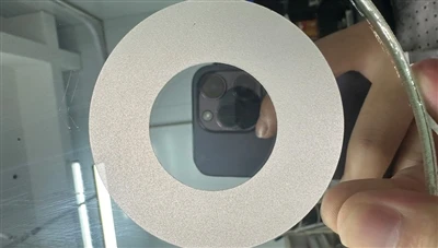 ミラーのレーザーサンドブラスト